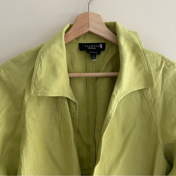 Talbots NWOT Irish Linen Top - Picture 2 of 10